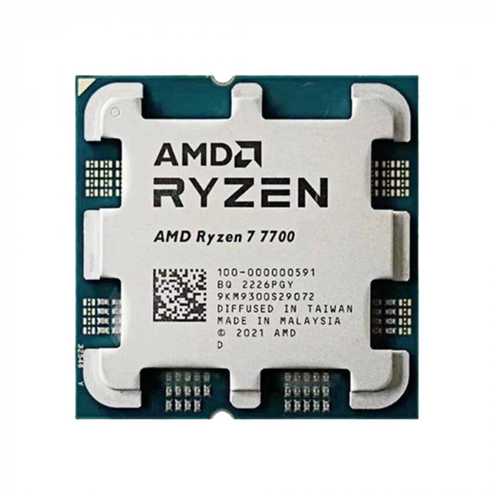CPU AMD Ryzen 7 7700 New Tray (8 Nhân/16 luồng/3.8Ghz/Up to 5.3GHz/65W)