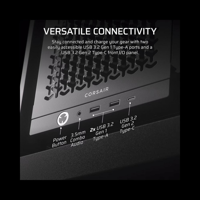 CASE CORSAIR FRAME 4000D AIRFLOW BLACK (MID TOWER / ATX, mATX, mITX)