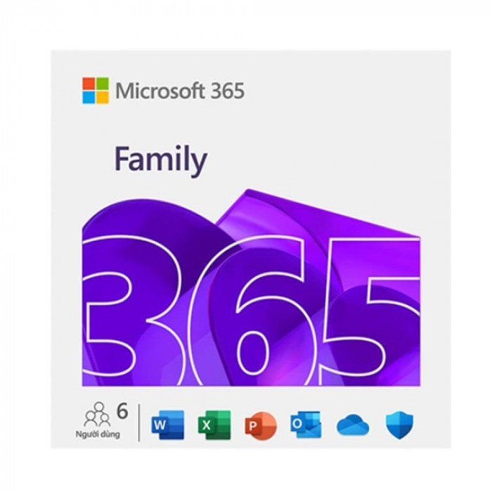 Microsoft 365 Family English Subscr 1YR APAC EM Medialess Emerging Market P10