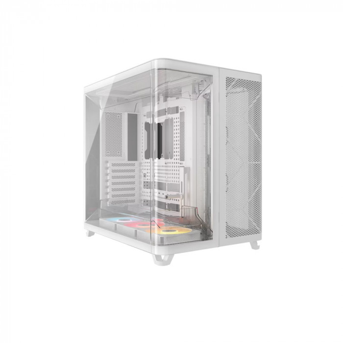 Case Corsair AIR 5400 RS-R ARGB Tempered Glass Mid-Tower, White