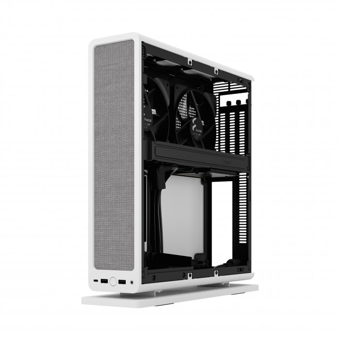 Vỏ case máy tính Mini ITX Fractal Ridge (White)