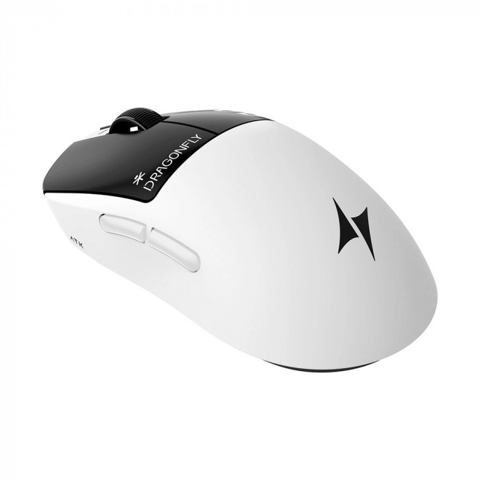 Chuột không dây ATK Dragonfly A9 Air Dual-mode Wireless Pixart 3950 Ultra (Shadow White)