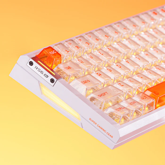 ATK RS6 Air Esports Hall Effect Keyboard | White-SWITH ICEBLADE (5 LAYERS)