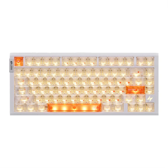 Bàn phím ATK RS7 Air Esports Hall Effect | White-ICEBLADE (5 LAYERS)