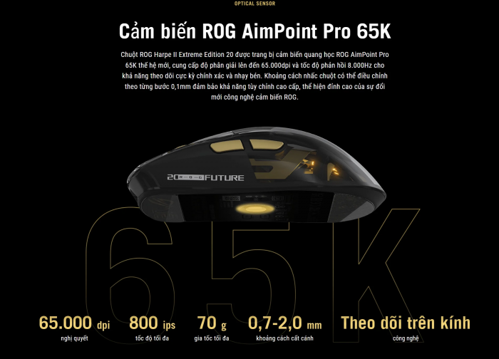 Chuột chơi game ROG Harpe II Extreme Edition 20