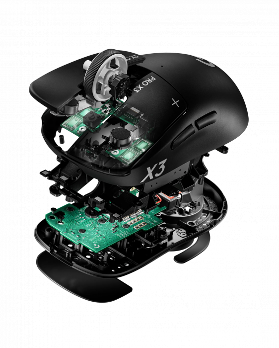 Chuột Logitech Pro X3 SUPERSTRIKE | Midnight Black