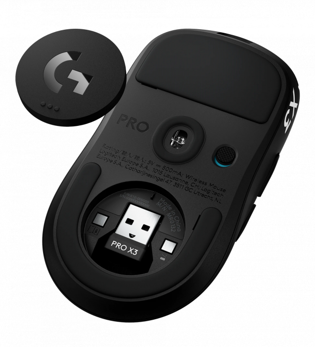 Chuột Logitech Pro X3 SUPERSTRIKE | Midnight Black