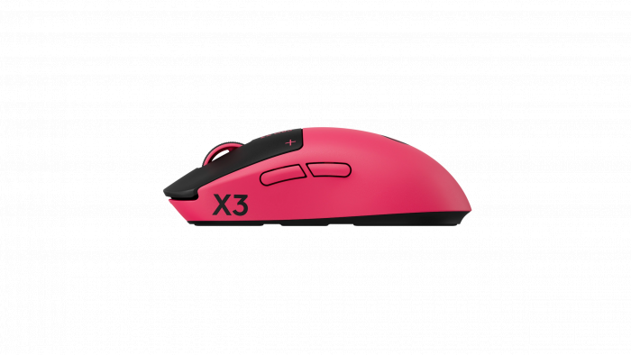 Chuột Logitech Pro X3 SUPERSTRIKE | Magenta Eclipse