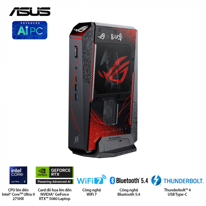 PC Mini ASUS ROG NUC 16 RNUC16JNK9X28AA2 (Core Ultra 9-290HX, RTX 5080 16GB, 32GB RAM, 2TB SSD, Win 11 Home)