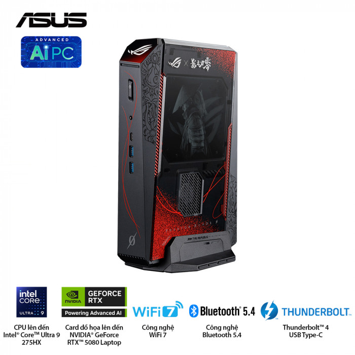 PC Mini ASUS ROG NUC 16 RNUC16JNK9X28AA2 (Core Ultra 9-290HX, RTX 5080 16GB, 32GB RAM, 2TB SSD, Win 11 Home)