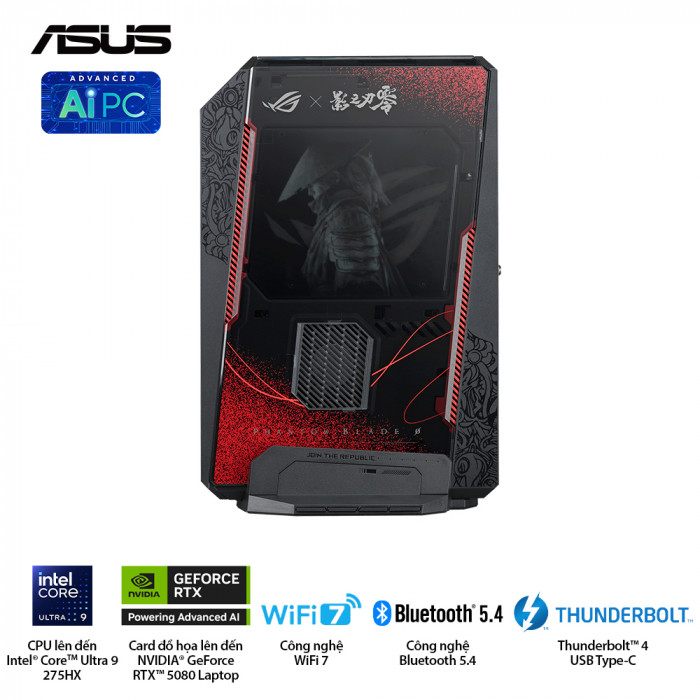 PC Mini ASUS ROG NUC 16 RNUC16JNK9X28AA2 (Core Ultra 9-290HX, RTX 5080 16GB, 32GB RAM, 2TB SSD, Win 11 Home)
