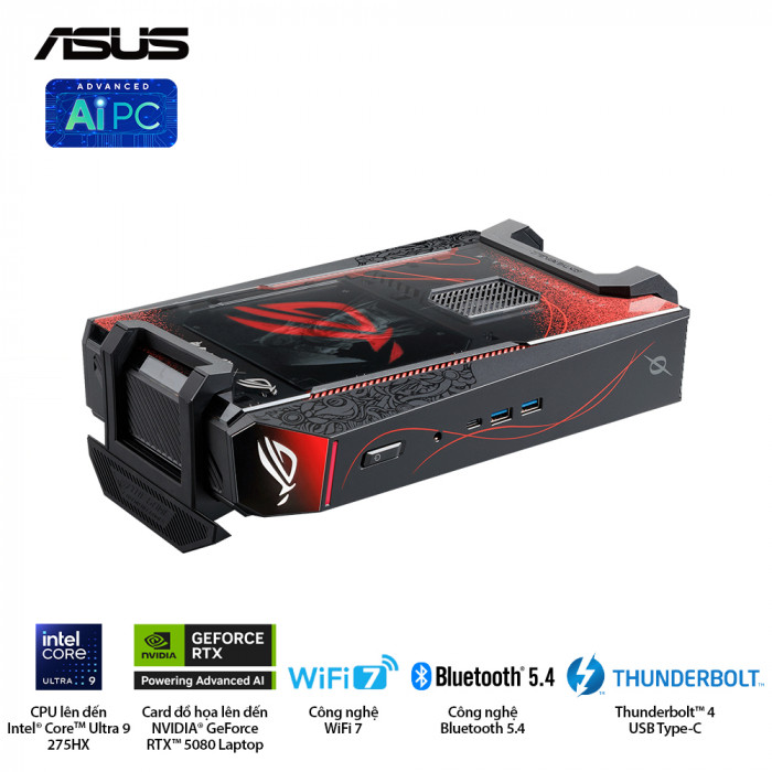 PC Mini ASUS ROG NUC 16 RNUC16JNK9X28AA2 (Core Ultra 9-290HX, RTX 5080 16GB, 32GB RAM, 2TB SSD, Win 11 Home)