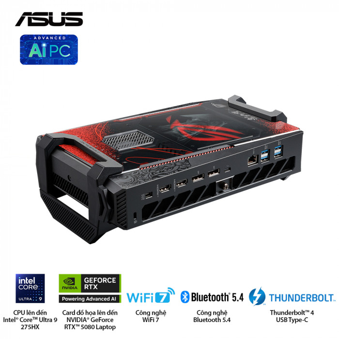 PC Mini ASUS ROG NUC 16 RNUC16JNK9X28AA2 (Core Ultra 9-290HX, RTX 5080 16GB, 32GB RAM, 2TB SSD, Win 11 Home)