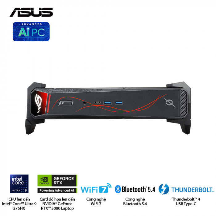 PC Mini ASUS ROG NUC 16 RNUC16JNK9X28AA2 (Core Ultra 9-290HX, RTX 5080 16GB, 32GB RAM, 2TB SSD, Win 11 Home)