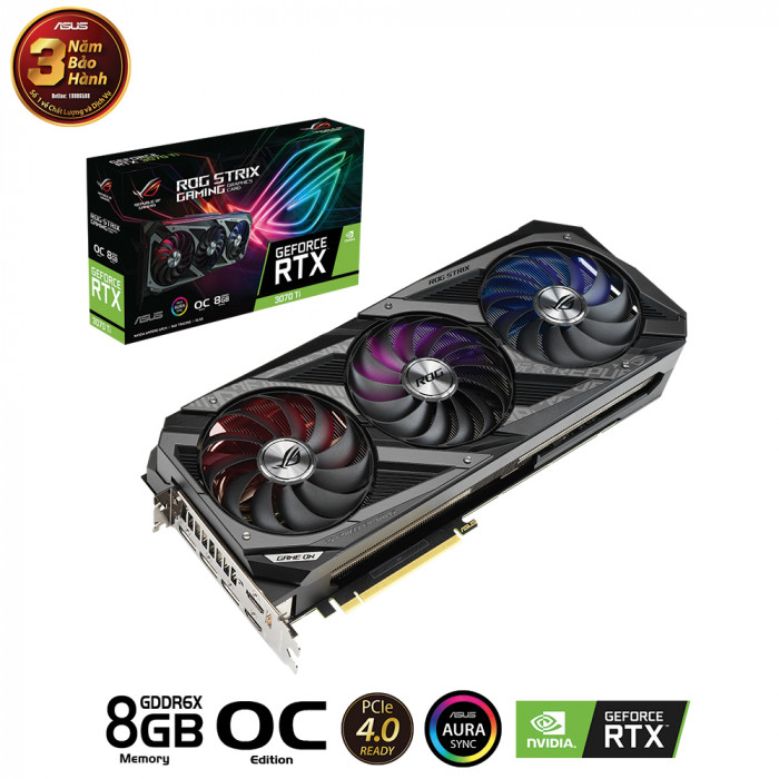 VGA Asus ROG Strix GeForce RTX™ 3070 Ti OC Edition 8GB GDDR6X 
