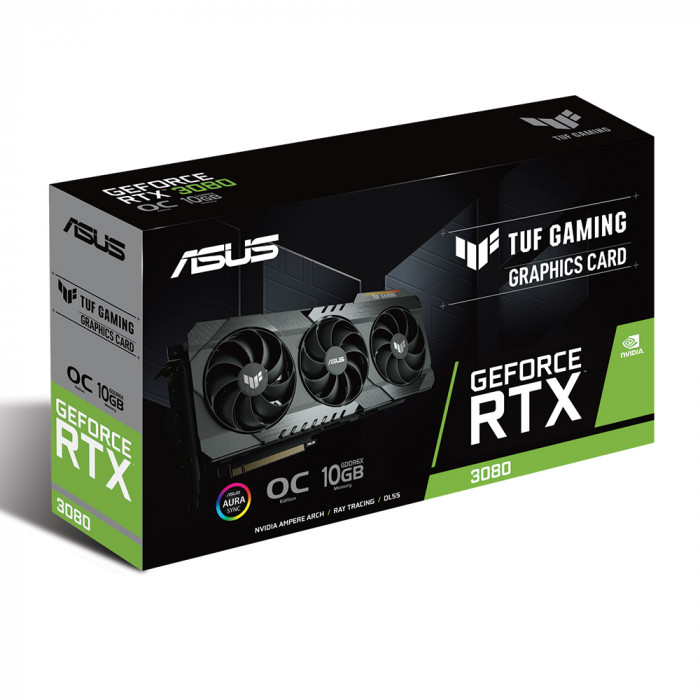 VGA Asus TUF Gaming GeForce RTX™ 3080 V2 OC Edition 10GB GDDR6X 