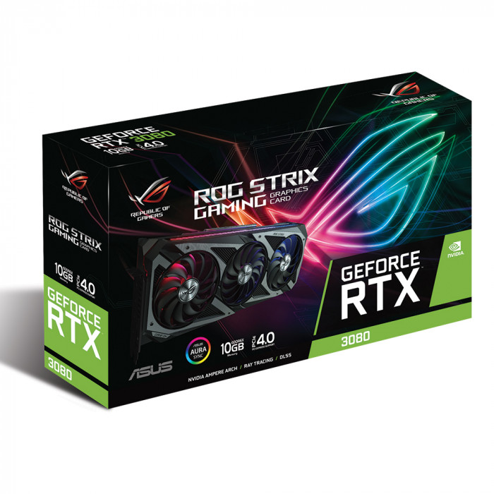 VGA Asus ROG Strix GeForce RTX™ 3080 V2 10GB GDDR6X 