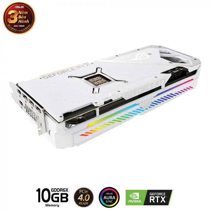 VGA Asus ROG Strix GeForce RTX™ 3080 V2 White Edition 10GB GDDR6X