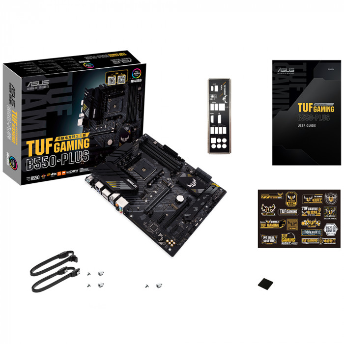 Mainboard Asus TUF Gaming B550-PLUS Black