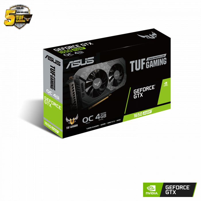 VGA Asus TUF Gaming GeForce® GTX 1650 SUPER™ 4GB GDDR6 