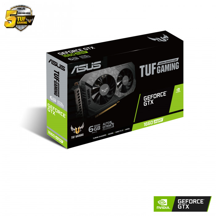 VGA Asus TUF Gaming GeForce® GTX 1660 SUPER™ 6GB GDDR6 