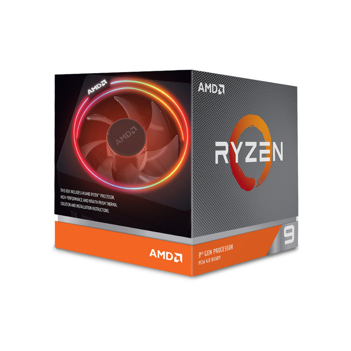 CPU AMD Ryzen 9 3900X (3.8GHz turbo up to 4.6GHz, 12 nhân 24 luồng, 70MB Cache, 105W) - Socket AMD AM4