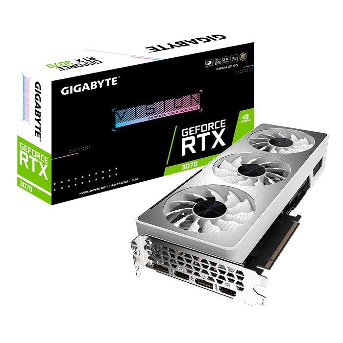 VGA GIGABYTE GeForce RTX 3070 VISION OC 8G