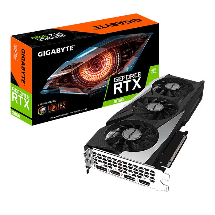 VGA GIGABYTE GeForce RTX 3060 GAMING OC 12G