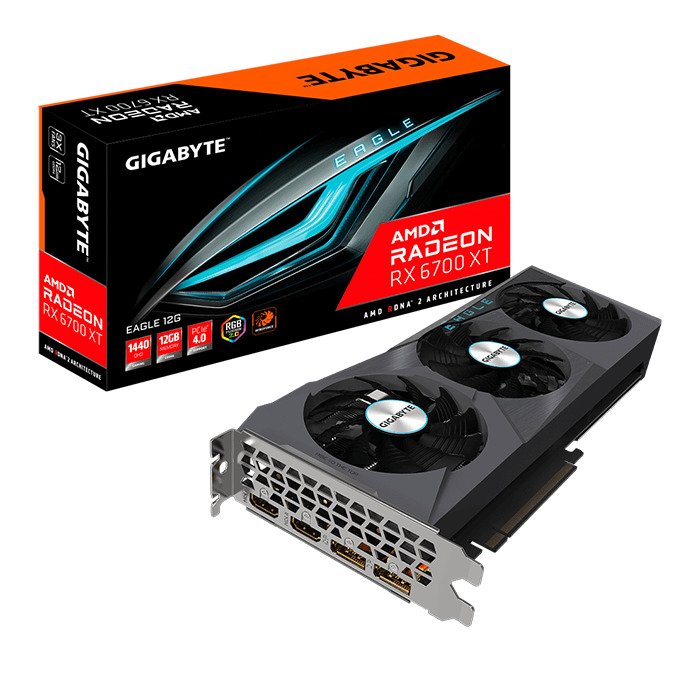 VGA GIGABYTE Radeon RX 6700 XT EAGLE 12G
