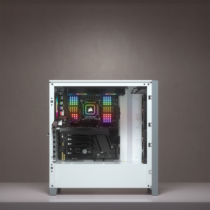 Case Corsair iCUE 4000X RGB TG White