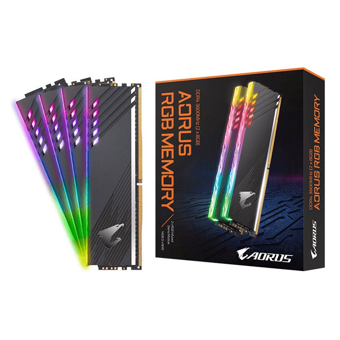 Gigabyte AORUS RGB 16GB (2x8GB) 3600MHz with Demo Kit
