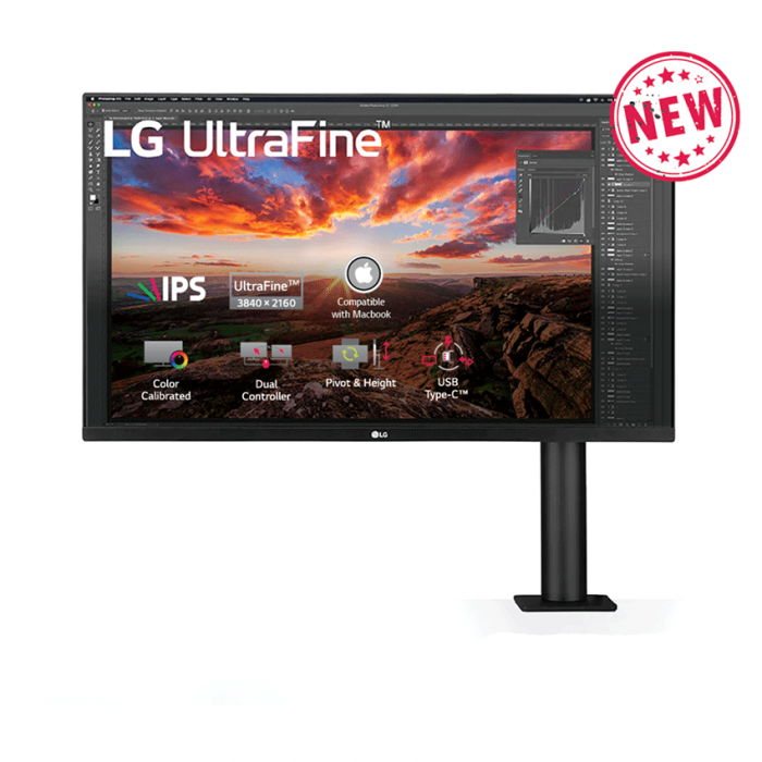 Màn Hình LG UltraFine ™ UHD 31.5 inch IPS HDR 10 USB Type-C™ Ergo stand 32UN880-B.ATV