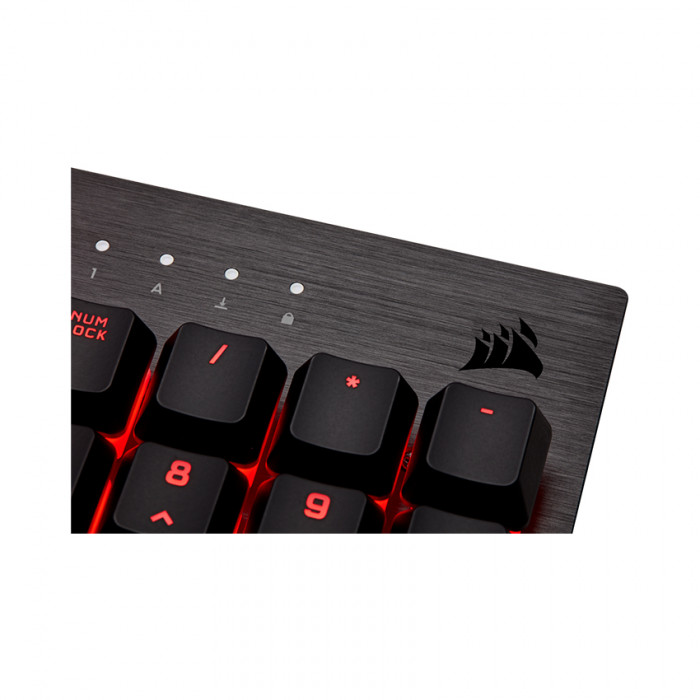 Bàn phím Corsair K60 PRO Mechanical Gaming Keyboard — Red LED — 100% CHERRY MV Mechanical Keyswitches — Black
