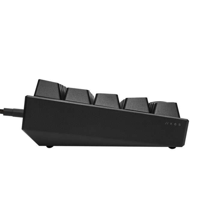 Bàn phím Corsair K65 RGB MINI 60% Mechanical Gaming Keyboard — CHERRY MX Red — Black