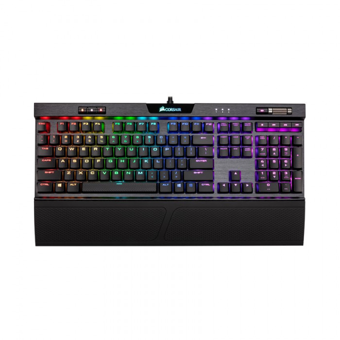 Bàn phím Corsair K70 RGB MK.2 Low Profile RAPIDFIRE Mechanical Gaming Keyboard — CHERRY® MX Low Profile Speed