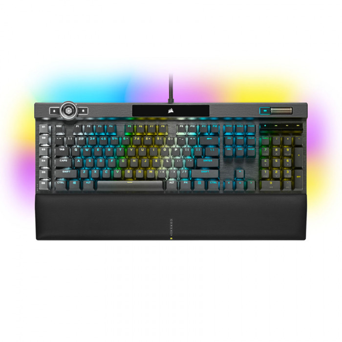 Bàn phím Corsair K100 RGB Optical-Mechanical Gaming Keyboard — CORSAIR OPX Switch — Black