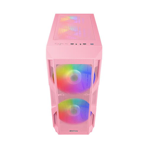 Case Antec NX800 Pink Tempered Glass