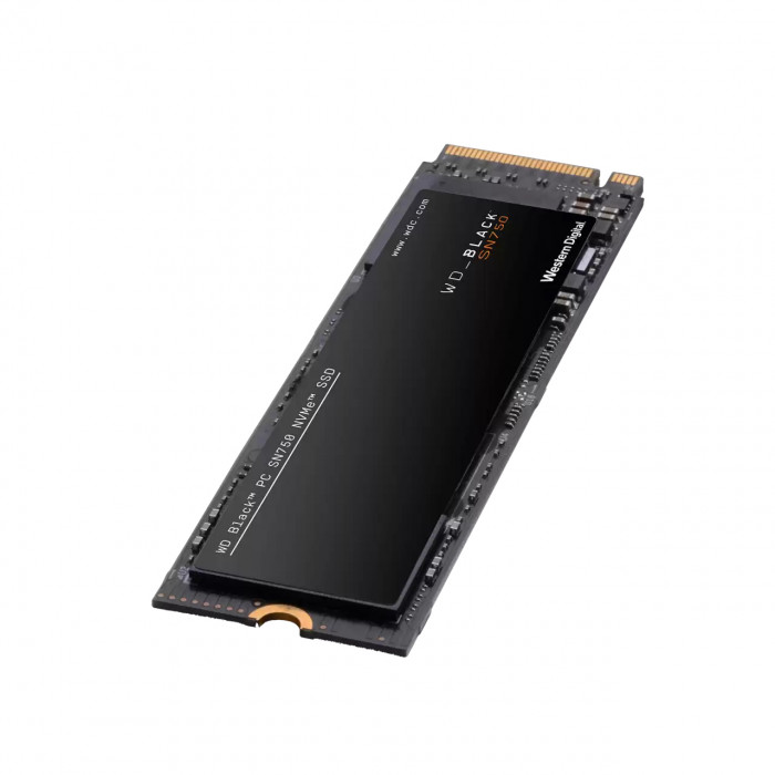 SSD WD SN750 Black 500GB M.2 2280 PCIe NVMe 3x4