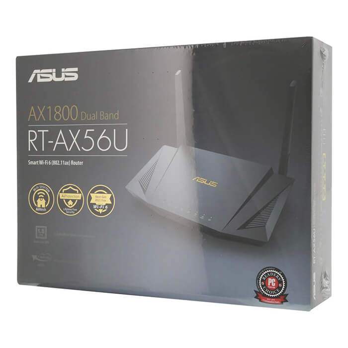 ASUS RT-AX56U AX1800 Dual Band WiFi 6 (802.11ax)
