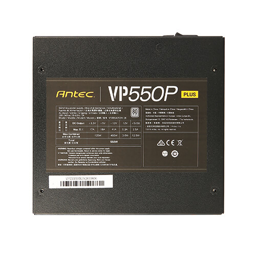 PSU Antec VP550P PLUS - 550W 80 Plus White