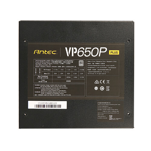 PSU Antec VP650P PLUS - 650W 80 Plus White