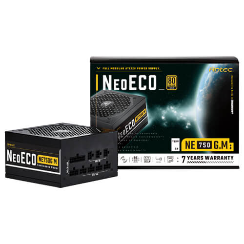 Nguồn máy tính Antec NE750G M - 750W 80 Plus Gold