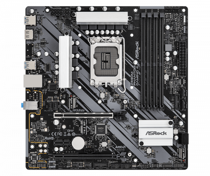 Mainboard Asrock Z690M Phantom Gaming 4 - Intel Z690 | Socket 1700 M-ATX | 4 khe Ram DDR4