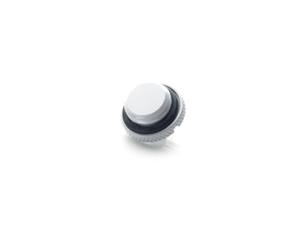  Bitspower Low-Profile Stop Fitting (White)