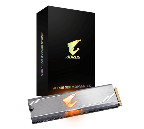 SSD Gigabyte AORUS RGB 512GB PCIe NVMe Gen 3.0 x 4