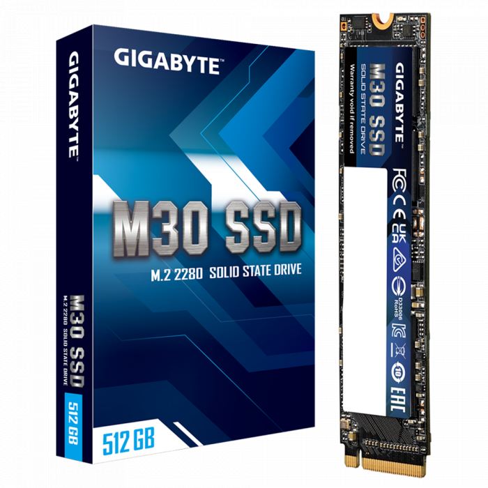 SSD Gigabyte M30 512GB PCIe NVMe Gen 3.0 x 4