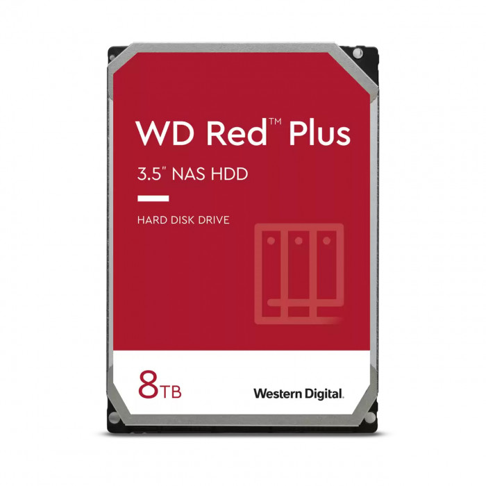 HDD Western Digital Red™ Plus 8TB 3.5 (5400rpm)