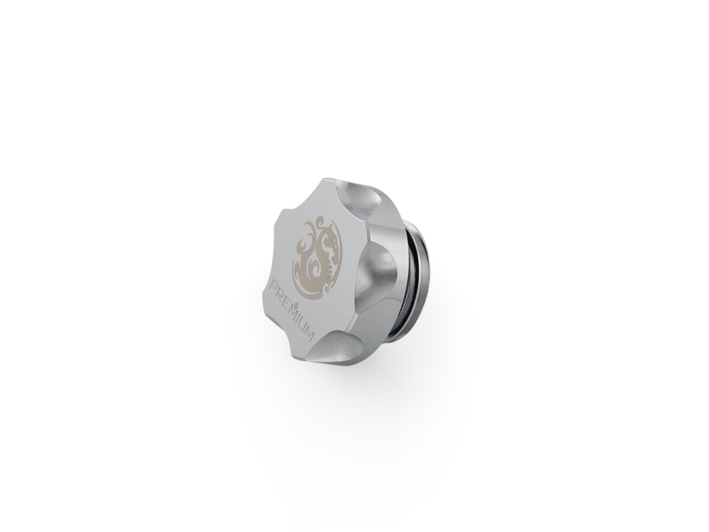 Bitspower Premium Stop Fitting (Silver)