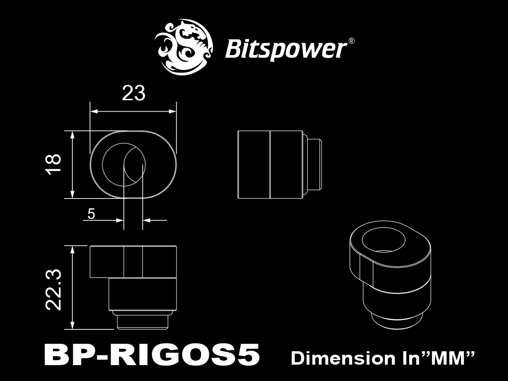 Bitspower Fitting X-cross (Silver)