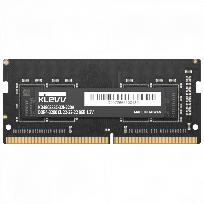 Ram Laptop Klevv Standard SO-DIMM 8GB (1*8GB) DDR4 Bus 3200 C22